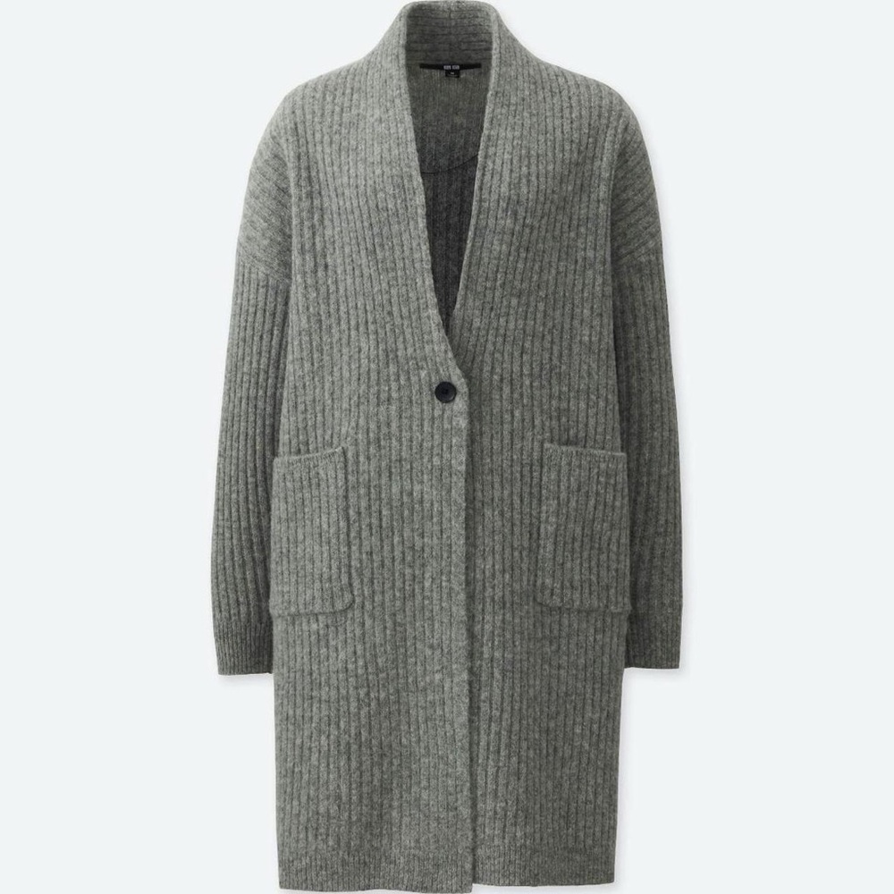 Uniqlo Gray Women's Cardigan Sweater